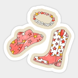 cow girl///Drawing for fans Sticker